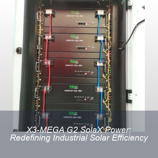 X3-MEGA G2 SolaX Power: Redefining Industrial Solar Efficiency